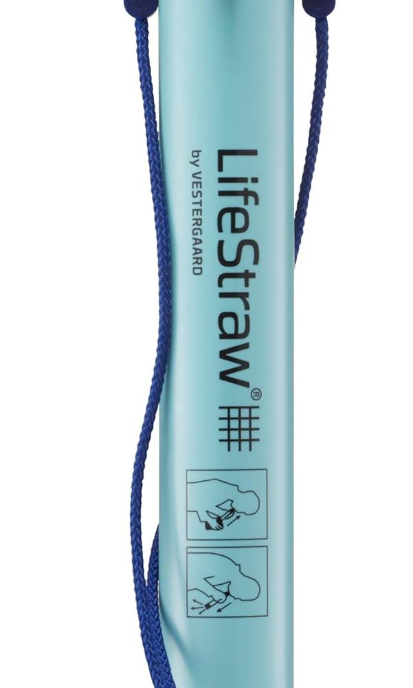 LifeStraw Personal Water Filter for Hiking, Camping, Travel, and Emergency Preparedness