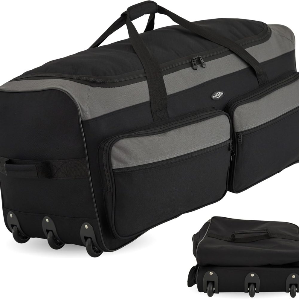 Travelers Club 36" Asgard 3-Wheel Rolling Duffel Bag